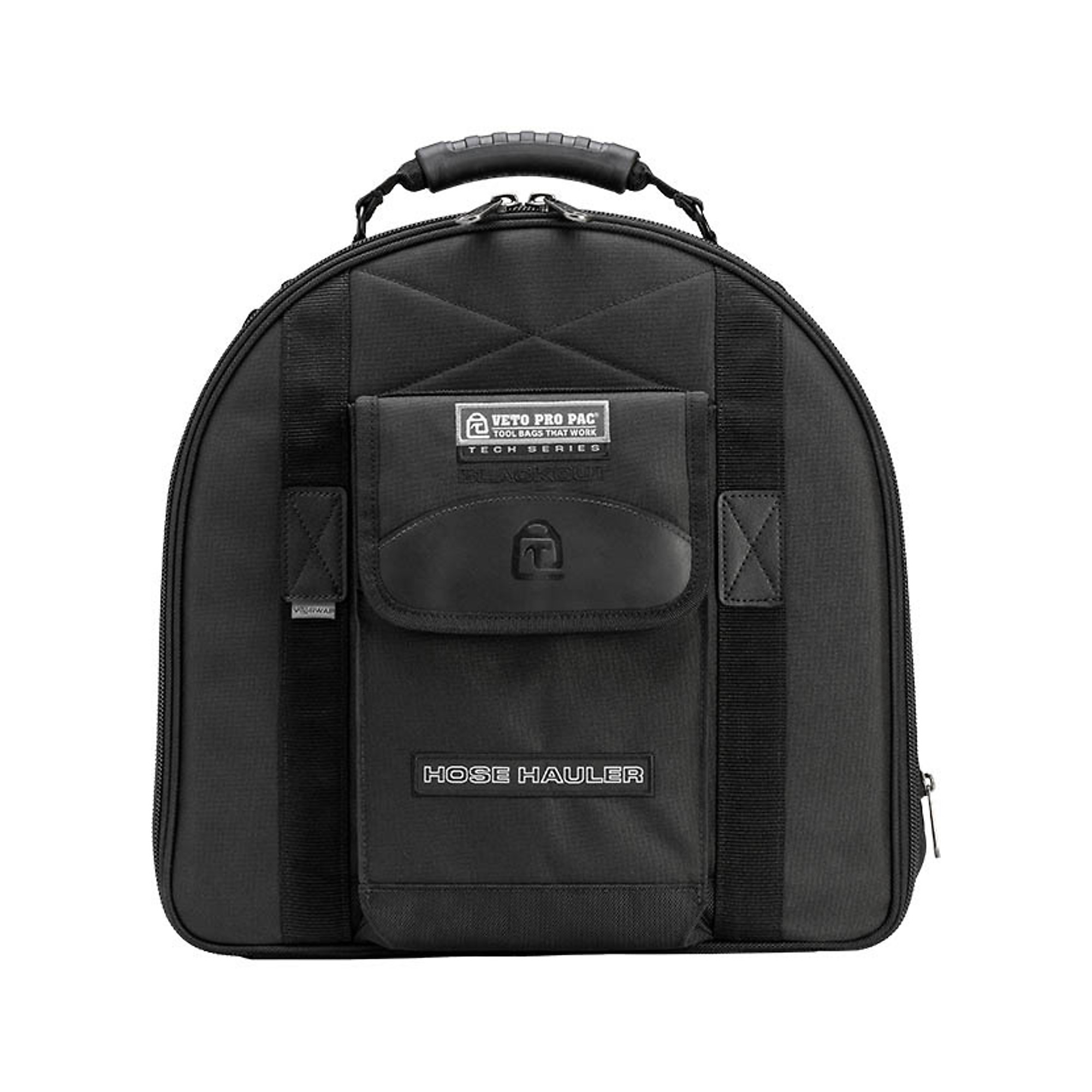 Veto Pro Pac Blackout Versatile Service Tech Hose Bag — Expandable, Holds Up to 100ft. Extension Cord, Model# Hose Hauler Blackout